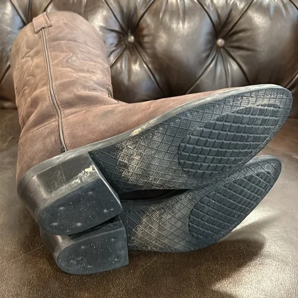 Old West women’s brown cowboy boots size 9 EE (extra large) - Picture 5 of 10